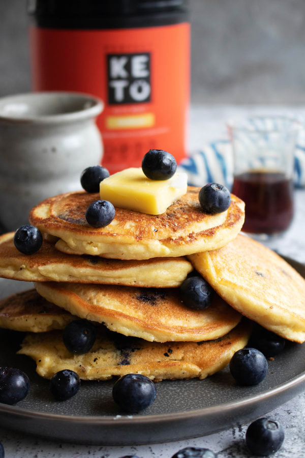 blueberry protein pancakes