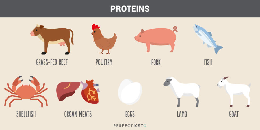 different proteins that are good for keto